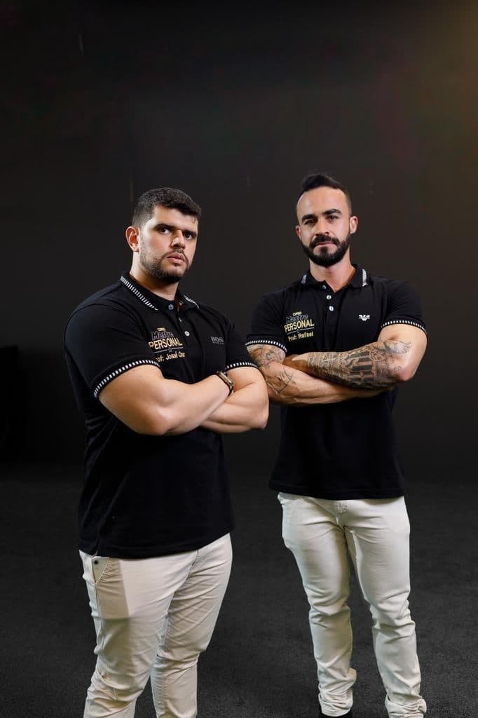 Prof. Josué Cruz e Prof. Rafael — curso Mestre Personal